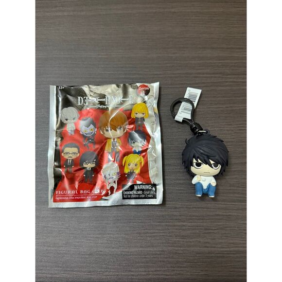 Death Note Series 1 Figural Bag Clip Keychain - L - Picture 1 of 2
